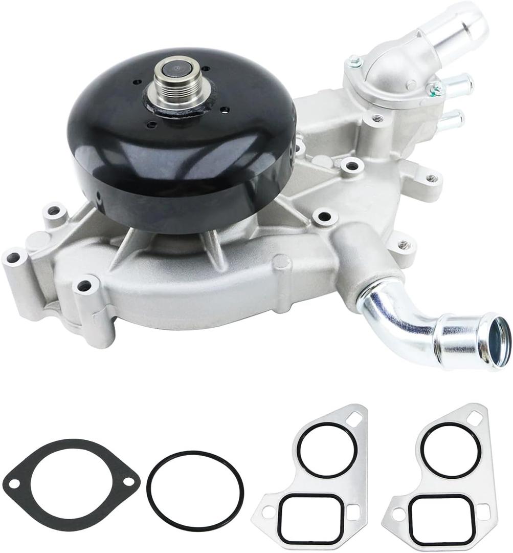 AW5104 Water Pump with Thermostat G7341B 252-845 for 1999 2000 2001 2002 2003 2004 2005 2006 Chevrolet GMC Rainier Escalade 4.8 5.3 6.0L, 19195104, 12569519