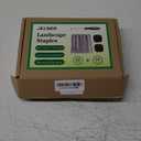 Garden Stakes,6 Inch 11 Gauge 50pcs Galvanized Landscape Staples + 50pcs Gaskets + 1Pick Hook,Tent Stakes Landscaping Fabric SOD Pins for Weed Fabric Barrier,Groud Cover,Fence