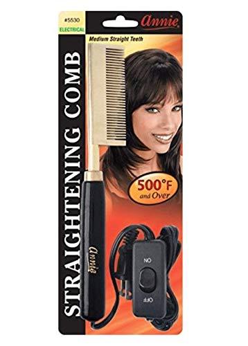 Hot and Hotter Electrical Straightening Hot Comb Medium Straight Teeth