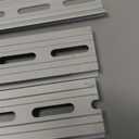 Rail Slotted Aluminum Mounting Guide 24 Inch x 1.4 Inch x 0.3 Inch for Equipment Installation Pack of 5 Pcs