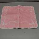 Light Pink Bow Bath Mat Cute Bathroom Rugs, Soft Absorbent Bow Carpet, Girly Bathroom Decor Rugs Non Slip & Machine Washable (S)