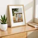 Dreamland 11x14 Picture Frame with Mat for 8x10, USA-Sourced Natural Oak Wood Photo Frames with Resistant Plexiglass, 11 by 14 Wooden Gallery Wall Frames for Art, Wall or Tabletop Display (3Pack)