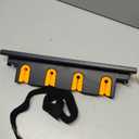 Fishing Rod Holder for Truck Tailgate Transport 4 Rods Securely with Soft Foam Inserts & Straps Fishing Pole Rack for Pickup Truck Bed Easy Tailgate Rod Carrier