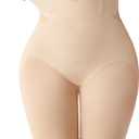 Nebility Shapewear Tummy Control High Waisted Butt Lifting Panties Body Shaper Shapewear Shorts Thigh Slimmer (Beige, M)