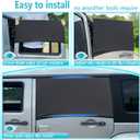 Car Window Shades for Baby,Car Side Window Sun Shade for Back Window in Breathable Mesh, Protect Kids' Privacy with UV Protection