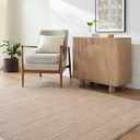 Livabliss x Our PNW Home Cascade Minimalist Striped Area Rug, 2'7" x 7'3", Taupe