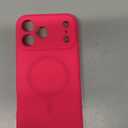 Vooii Magnetic for iPhone 17 Pro Max Case, Compatible with Magsafe (Premium Liquid Silicone) (Integrated Camera Control Button) Full Body Protective Anti-Scratch Microfiber Lining 6.9 inch, Hot Pink