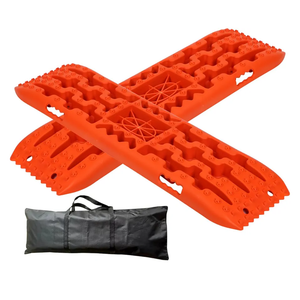 Off-Road Traction Boards with Jack Base, Heavy-Duty Recovery Tracks for 4x4, Truck, Jeep, SUV,Ideal Offroad Accessories for Mud, Sand & Snow (Large)