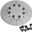 BMWOOD 15" Cole Jaw Set with basic cole jaw 10" diamater plus 5" Extension Kit for NCK series Woodlathe Chuck, compatible with Super NOVA2, G3 Nova, Robert Sorby Patriot, Record Power SC3, SC4.