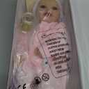 BABESIDE Reborn Baby Dolls Sunny - 17Inch Cute Soft Vinyl Realistic Baby Doll Poseable Smiling Real Life Baby Dolls with Complete Accessories for 3+ Years Old Gifts (Pink)