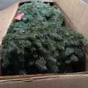 8 ft. Hinged Spruce Artificial Christmas Tree with 1658 Mixed PE and PVC Tips