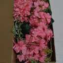 Pink Delphinium Artificial Flowers,8PCS Artificial Snapdragon Flowers 33.5'' Tall Fake Flowers Faux Delphinium Bulk for Tall Vase Home Wedding Garden Table Decor(Pink)