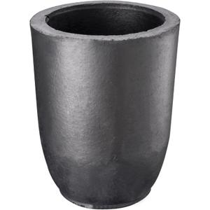 QNK Clay Graphite Crucible for Metal Melting Casting Refining Gold Silver Copper Brass Aluminum 1800(3300F) High Temperature Resistance Without Spout 12KG