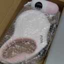 Fida Retractable Dog Leash with Dispenser and Poop Bags, 16 ft Pet Walking Leash for Medium Dog or Cat up to 44 lbs, Anti-Slip Handle, Tangle Free, Reflective Nylon Tape (M, White)