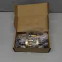 Mega Handles Buena Passage Door Knobs - 1 Pack Reversible Interior Door Knobs, Heavy Duty Passage Gold Door Knob for Closet & Hallway, No Lock, Fits All Standard Door Sizes - Satin Brass