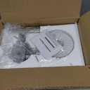 1 Light Modern Bathroom Light Fixtures Over Mirror, Chrome Vanity Lights for Bathroom Wall Sconces with Milky White Glass Shades, E26 Socket (Bulbs Not Included)