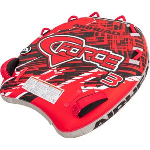 Airhead G-Force Inflatable Towable Tube | 2-4 Rider Models | Dual Tow Points | Full Nylon Cover | Kwik-Connect | Patented Speed Valve | Boat Tubes and Towables
