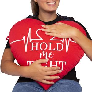 MOYOAMA Open Heart Surgery Pillow for Heart Surgery Recovery Gifts - After Bypass Surgery Must Haves, Gifts for Chest Surgery Recovery, Seatbelt Pillows for Post-Surgery, Shock Absorbing Chest Pillow (Red)