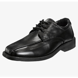 French Toast Boys Dress Shoes - Classic Lace-Up Oxford Casual Dress Formal Shoes - Black (Size 7 Toddler - 12 big kid