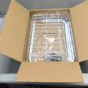 Clear View Bird Cage, Indoor & Travel Small Birdcage for Parakeet, Parrot, Budgies, Cockatiels, Canary |Easy Clean Safe Materials (Stand)