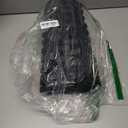 Bambo Bath Mat Bathroom Runner Long Large Rugs Floor Wood Shower Bathtub Waterproof Non Slip Accessories 16x48 Inch Easy to Clean, Black,1 Pc