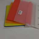 U Brands Cascading Wall Organizer, Office Supplies, Primary Colors, 6 Removable Folder Pockets, Letter Size, 14” x 34”