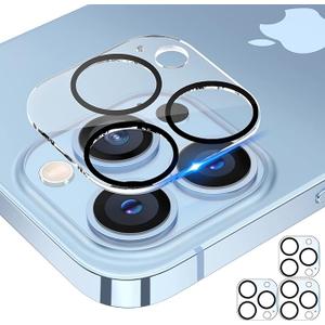 For iPhone 13 Pro / 13 Pro Max 6.7 inch Case Friendly Camera Lens Protector 9H Hardness HD Clear Tempered Glass Lens Film