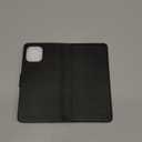 SUANPOT for iPhone 12 Pro Max Leather Wallet case with RFID Blocking Credit Card Holder, Flip Folio Book Magnetic PU Cell Phone Plus Cover for Apple 12 promax Leather case for Men Women 6.7 Black