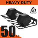 Power Tool Organizer - 4 Drill Holder Wall Mount Tool Rack, Metal Shelf for Cordless Drills, Sanders, and More - Compact Storage Solution for Workshop, Garage, or Home Use (1 pack)