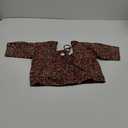 Chandrakala Cotton Printed Blouses for Women Sarees, Elbow Sleeves Ajrakh Print Crop top Choli M