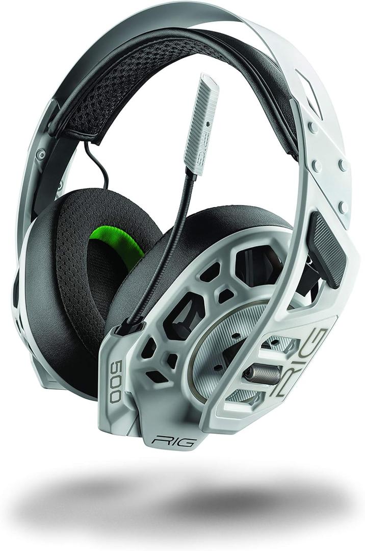 RIG 500 PRO EX Officially Licensed Gaming Headset with Dolby Atmos 3D Spatial Audio for Xbox Series X|S, One, PC - 50mm Speaker Drivers - Audio Dial - White