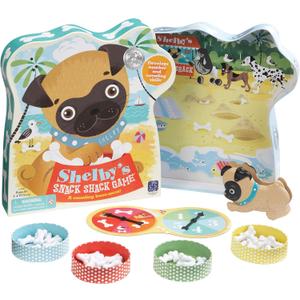 Educational Insights Shelby's Snack Shack Game, Preschool Math Game with Spinner for 2-4 Players, Fun Family Board Game for Kids Ages 3 4 5