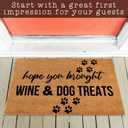 Funny Coir Welcome Mat - 30 x 18 inch, Non-Slip Outdoor Coir Doormat with PVC Back