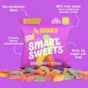 SmartSweets Gummy Worms, Gluten Free Gummies, Healthy Snacks for Adults & Kids, Fun Chewy Candy, Low Calorie, Low Sugar, Fruit Flavored Snack, No Artificial Sweeteners, 150g Bag, Share Size (EXP 11/17/26)