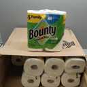 Bounty 2-Ply Paper Towels, 11" x 10 1/4", White, Pack of 16 Rolls