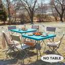 LUSHVIDA 2 Packs Vinyl Card Tablecloth with Flannel Backing 48x48 inch - Waterproof Plastic Picnic Table Cover for Square Folding Table Cloth with Elastic Corners, Teal