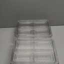 14 Pack Fridge Organizers and Storage - Refrigerator Organizer Bins with Lids, BPA-Free Fridge Organization, Fruit Storage Containers for Fridge, Vegetable, Food, Drinks, Cereals, Clear