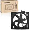 A-Premium Engine Radiator Cooling Fan Assembly with Brushless Motor & 6 Blades Fits for BMW - E70 Series X5 2007 2008 2009 2010 - Replace# 17427598738, 17427537357