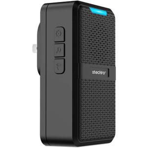 STECHRO Plugin Door Chime Receiver Part,62 Tunes,600Ft, 5 Volume Levels,3 Modes Need to Work with STECHRO Door Sensor, Black