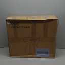 KCC Furry Desk Chair, Mid-Century Modern Accent Comfy Armchair with Faux Fur for Teen Girls, Wood Look Metal Legs Living Dining Room, Home Vanity Makeup Office No Wheel, White. (1 PC)