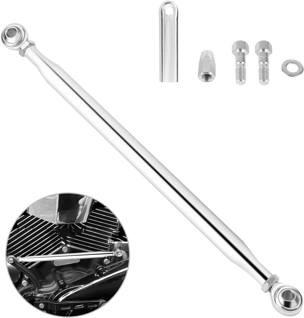 2024 Shift Linkage Chrome Motorcycle Compatible for Harley Davidson Touring 1986-Later Street Glide Road King Electra Glide Road Glide Softail
