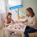 JOYIN 12 Wooden Magnet Creativity Arts & Crafts Painting Kit for Kids, Decorate Your Own Painting Gift for Halloween Crafts, Birthday Parties and Family Crafts, Party Favors for Boys Girls