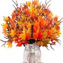 Paper Love HugePop Maple Leaf Bouquet 3D Pop Up Card, With Detachable Paper Bouquet, For Fall, Thanksgiving, Birthday, All Occasions - Jumbo 10" x 14" Cover Includes Envelope and Note Card
