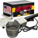 Do It Hot Pot 2 | Electric Lead Melting Pot | Melts Lead Ingots Quickly | 4 Pound Capacity | Melting Pot for Fishing Weight Molds & Bullet Casting Molds | Made in The USA