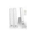 EZVALO 3-Pack Under Cabinet Lighting with Charging Station, 2000mAh Rechargeable Wireless Motion Sensor Lights, 3 Color Temps, Dimmable, Timer, Magnetic, with Remote Control for Kitchen, Closet