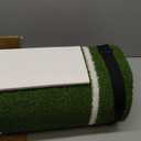 10x3 ft Softball Pitching Mat with Mound - Antifade Turf, Antislip Foam Backing - Fastpitch Equipment for Softball and Baseball Pitchers Practice (Green)