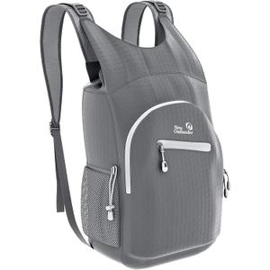 Outlander 100% Waterproof Hiking Backpack Lightweight Packable Travel Daypack (25L, Grey)