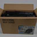 PIC AUTO Car Seat Covers, High-Back Full Set Automotive Seat Covers, Front and Rear Bench - Sports Carbon Fiber Mesh Design, Universal Fit for Most Cars, SUVs, Trucks, Airbag Compatible (Gray)