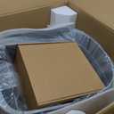 Open-Top Automatic Cat Litter Box, Self Cleaning Litter Box for Multi-Cat Families, APP Control, Safety Protection, 1 Roll Waste Bag (White-Gray)