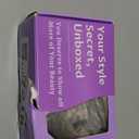 KooKaStyle Invisible Wire Hair Extensions with Transparent Wire Headband Adjustable Size 4 Secure Clips Silver Grey Blonde Long Wavy Hairpiece for Women (20 Inch)